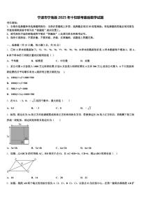 宁波市宁海县2025年十校联考最后数学试题含解析