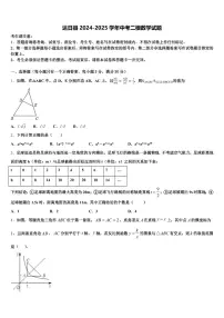 达日县2024-2025学年中考二模数学试题含解析