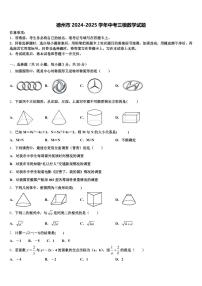 德州市2024-2025学年中考三模数学试题含解析