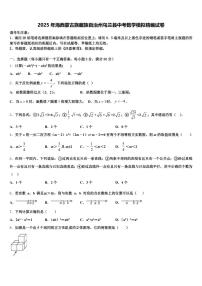 2025年海西蒙古族藏族自治州乌兰县中考数学模拟精编试卷含解析