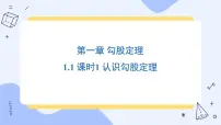 初中数学北师大版(2024)八年级上册(2024)1 探索勾股定理教学演示ppt课件