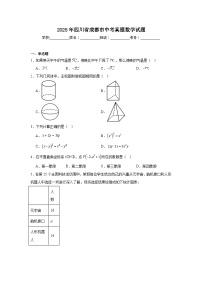 2025年四川省成都市中考真题数学试题（附答案解析）