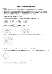 资中县2025届中考四模数学试题含解析