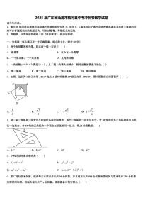 2025届广东省汕尾市陆河县中考冲刺卷数学试题含解析