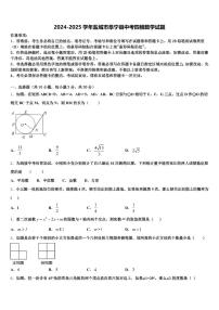 2024-2025学年盐城市阜宁县中考四模数学试题含解析