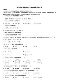 科尔沁左翼中旗2025届中考数学模试卷含解析
