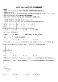 漳州市2024-2025学年中考二模数学试题含解析