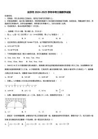 云浮市2024-2025学年中考三模数学试题含解析