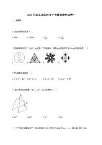 2025年山东省临沂市中考模拟数学试卷一
