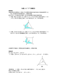 初中数学•中考压轴题复习资料  专题13《“Y”形模型》 练习