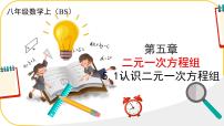 北师大版（2024）八年级上册（2024）1 认识二元一次方程组说课ppt课件