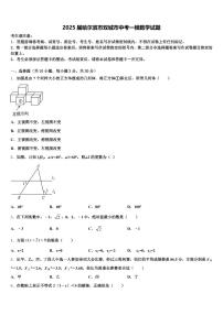 2025届哈尔滨市双城市中考一模数学试题含解析