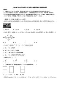 2024-2025学年浙江省漳州市中考数学全真模拟试卷含解析