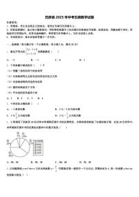 巴彦县2025年中考五模数学试题含解析