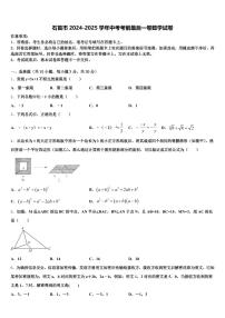 石首市2024-2025学年中考考前最后一卷数学试卷含解析