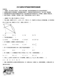 2025届萍乡市芦溪县中考数学五模试卷含解析