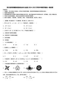 四川省阿坝藏族羌族自治州小金县2024-2025学年中考数学最后一模试卷含解析