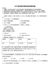 2025届平武县中考数学适应性模拟试题含解析