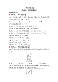 初中数学北师大版（2024）八年级上册（2024）1 探索勾股定理精品课后练习题