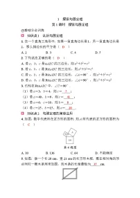 初中数学北师大版（2024）八年级上册（2024）1 探索勾股定理精品课后练习题