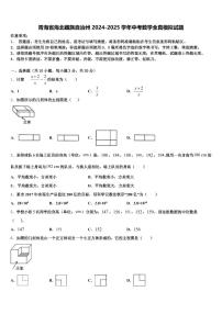 青海省海北藏族自治州2024-2025学年中考数学全真模拟试题含解析
