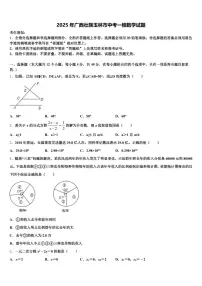 2025年广西壮族玉林市中考一模数学试题含解析