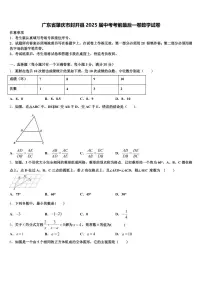 广东省肇庆市封开县2025届中考考前最后一卷数学试卷含解析