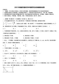 2025年南通市通州市中考数学对点突破模拟试卷含解析