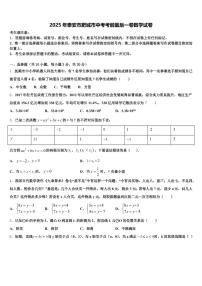 2025年泰安市肥城市中考考前最后一卷数学试卷含解析