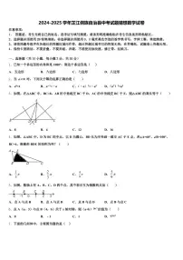 2024-2025学年芷江侗族自治县中考试题猜想数学试卷含解析