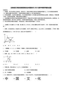 云南省红河哈尼族彝族自治州蒙自市2025届中考数学模拟试题含解析