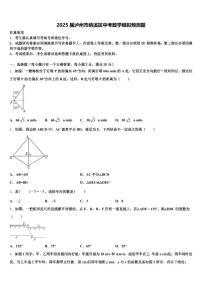 2025届泸州市纳溪区中考数学模拟预测题含解析