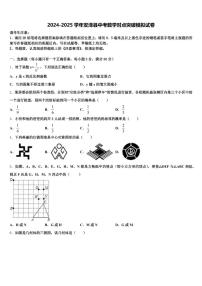 2024-2025学年安泽县中考数学对点突破模拟试卷含解析