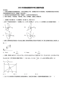 2025年河南省鹤壁市中考三模数学试题含解析