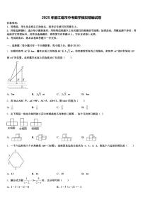 2025年都江堰市中考数学模拟精编试卷含解析