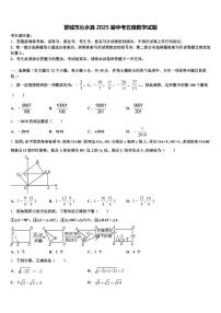 晋城市沁水县2025届中考五模数学试题含解析