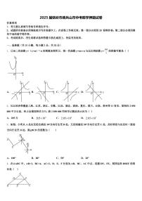 2025届铁岭市调兵山市中考数学押题试卷含解析