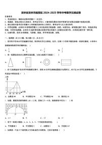 吉林省吉林市船营区2024-2025学年中考数学五模试卷含解析