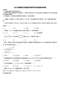 2025届南阳市方城县初中数学毕业考试模拟冲刺卷含解析
