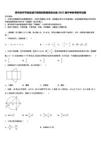 贵州省毕节地区威宁彝族回族苗族自治县2025届中考联考数学试题含解析