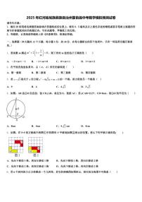 2025年红河哈尼族彝族自治州蒙自县中考数学模拟预测试卷含解析