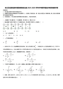 双江拉祜族佤族布朗族傣族自治县2024-2025学年中考数学最后冲刺浓缩精华卷含解析