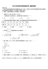2025年齐齐哈尔市昂昂溪区中考一模数学试题含解析