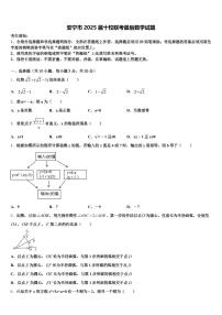 安宁市2025届十校联考最后数学试题含解析