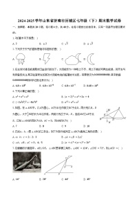 2024-2025学年山东省济南市历城区七年级（下）期末数学试卷（含答案）