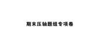 初中数学新沪科版八年级上册期末压轴题组专项卷作业课件（含答案）（2025秋）