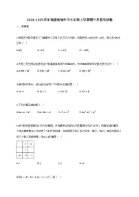 2024_2025学年福建省福州市七年级上册期中考数学检测试卷（含答案）