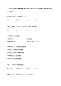 2024_2025学年福建省龙岩市永定区七年级下册期末考试数学检测试卷（含答案）