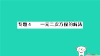 初中数学华东师大版（2024）九年级上册一元二次方程作业课件ppt