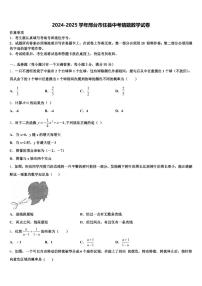 2024-2025学年邢台市任县中考猜题数学试卷含解析